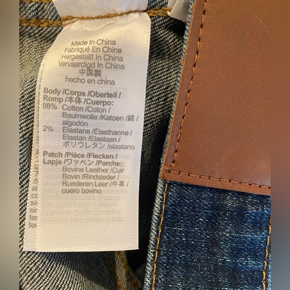 NWOT MADEWELL HIGH RISE SKINNY BUTTON FLY RAW HEM JEANS SIZE 30 - Picture 5 of 7